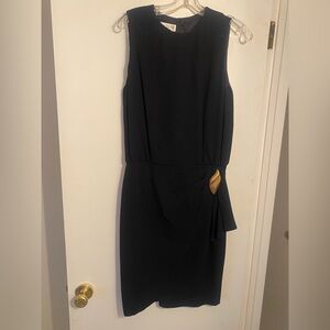 Evan Picone Black Midi Dress